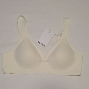 Verish Cool Fit Bra, Cream, Size L, NWT